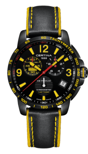 Certina DS Podium Lap Timer PVD / Black